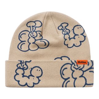 Butter Bugs Beanie - Stone