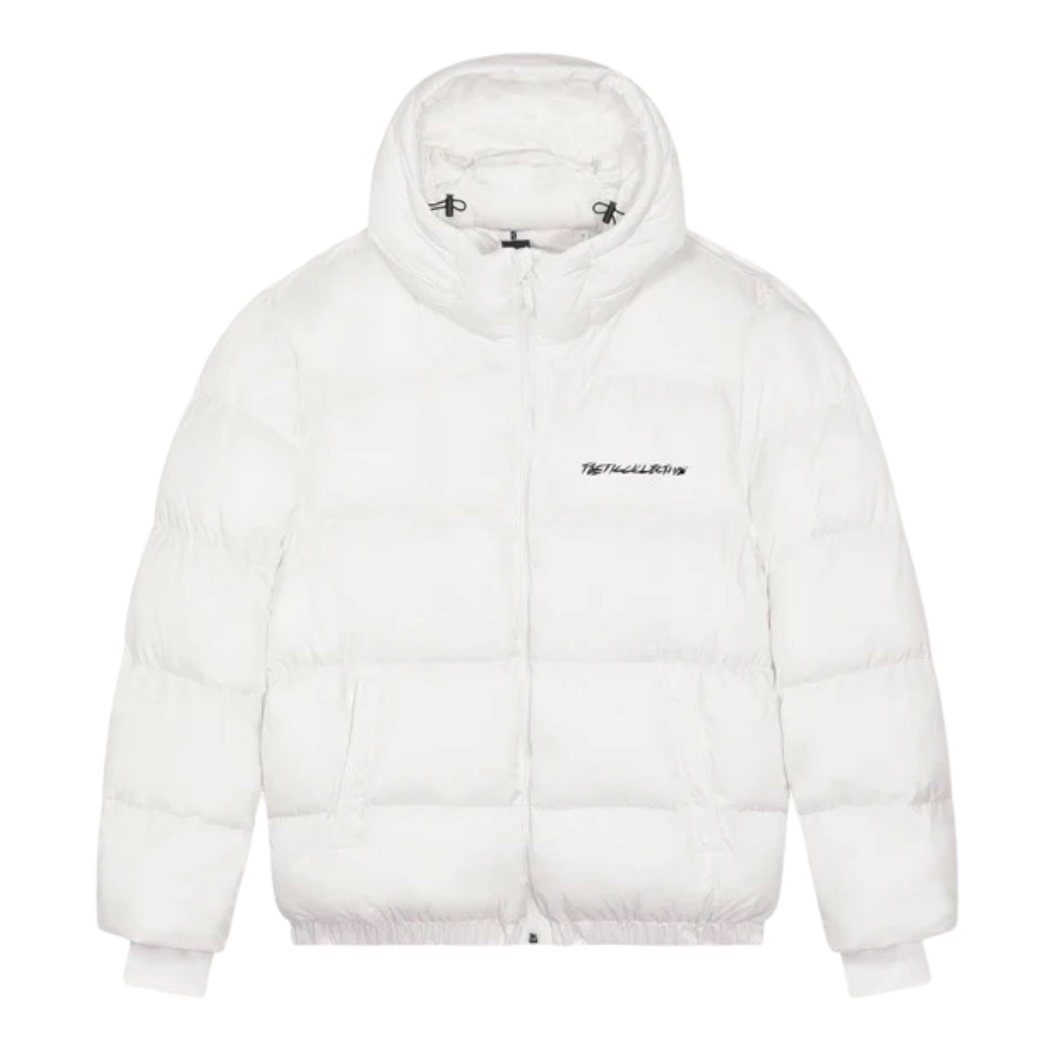 Poetic Collective Hooded Puffer Jacket - White