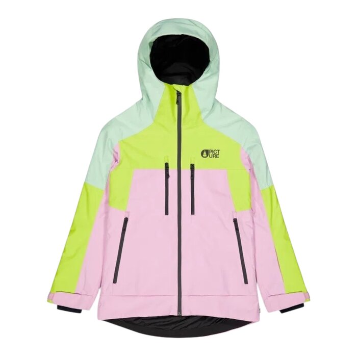 Picture W' Exa Jkt - Orchid Acid/Silt Green