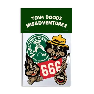 The Dudes The Dudes Misadventures Sticker Set
