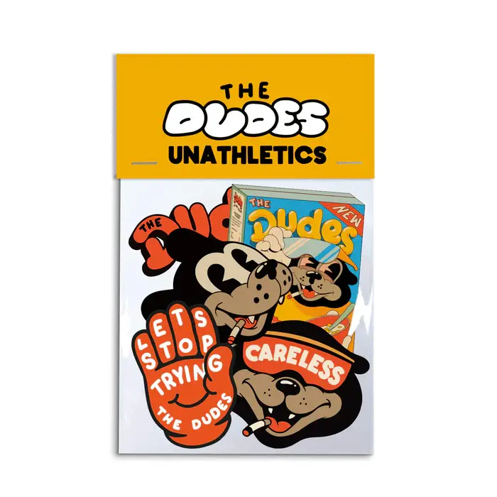 The Dudes The Dudes Unathletics Sticker Set