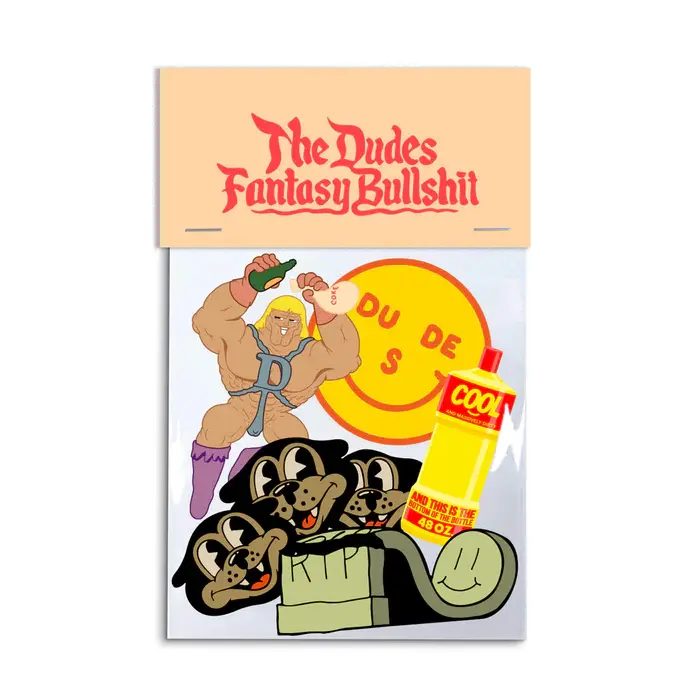 The Dudes The Dudes Fantasy Bullshit Sticker Set
