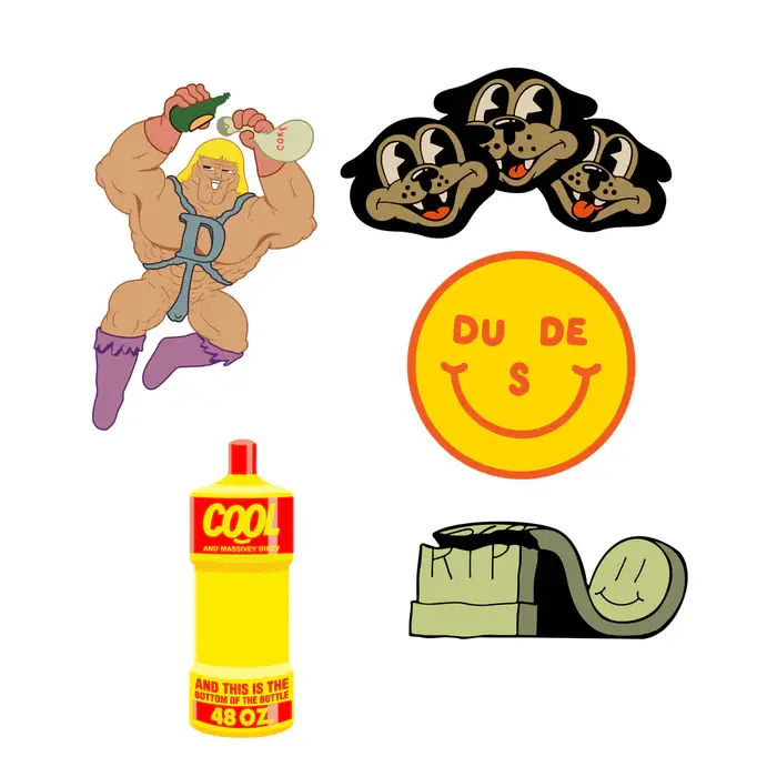 The Dudes The Dudes Fantasy Bullshit Sticker Set