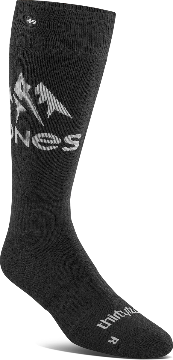 Thirtytwo M' Jones Merino Asi Sock - Black