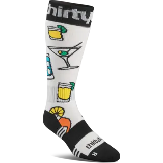 Thirtytwo M' Double Sock - White/Black