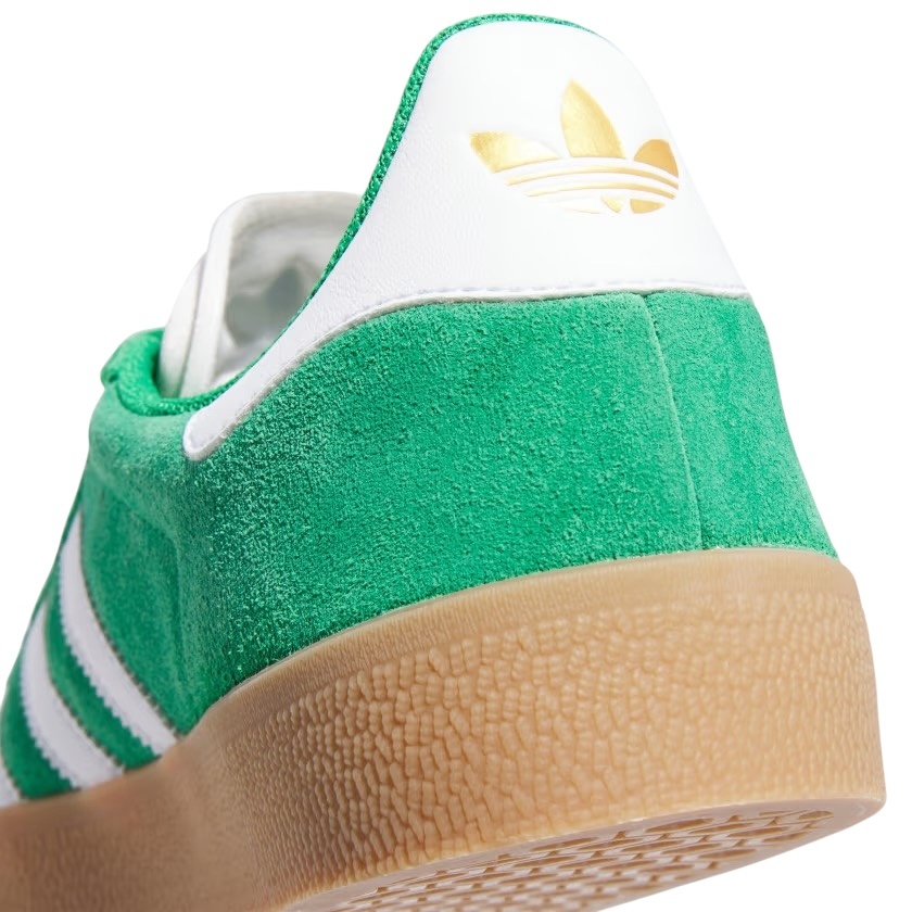 Adidas Skateboarding Gazelle ADV - Green/Cloud White/Gold Metallic