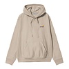 Hooded American Script Sweat - Fleur De Sel
