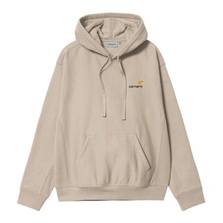 Carhartt WIP Hooded American Script Sweat - Fleur De Sel