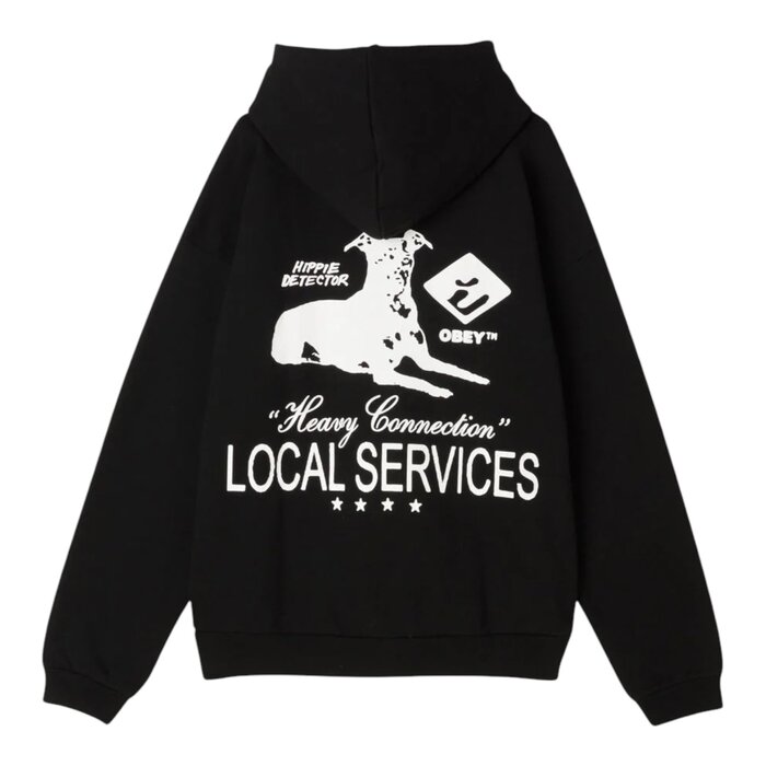 Obey Services Extra Hood - Black