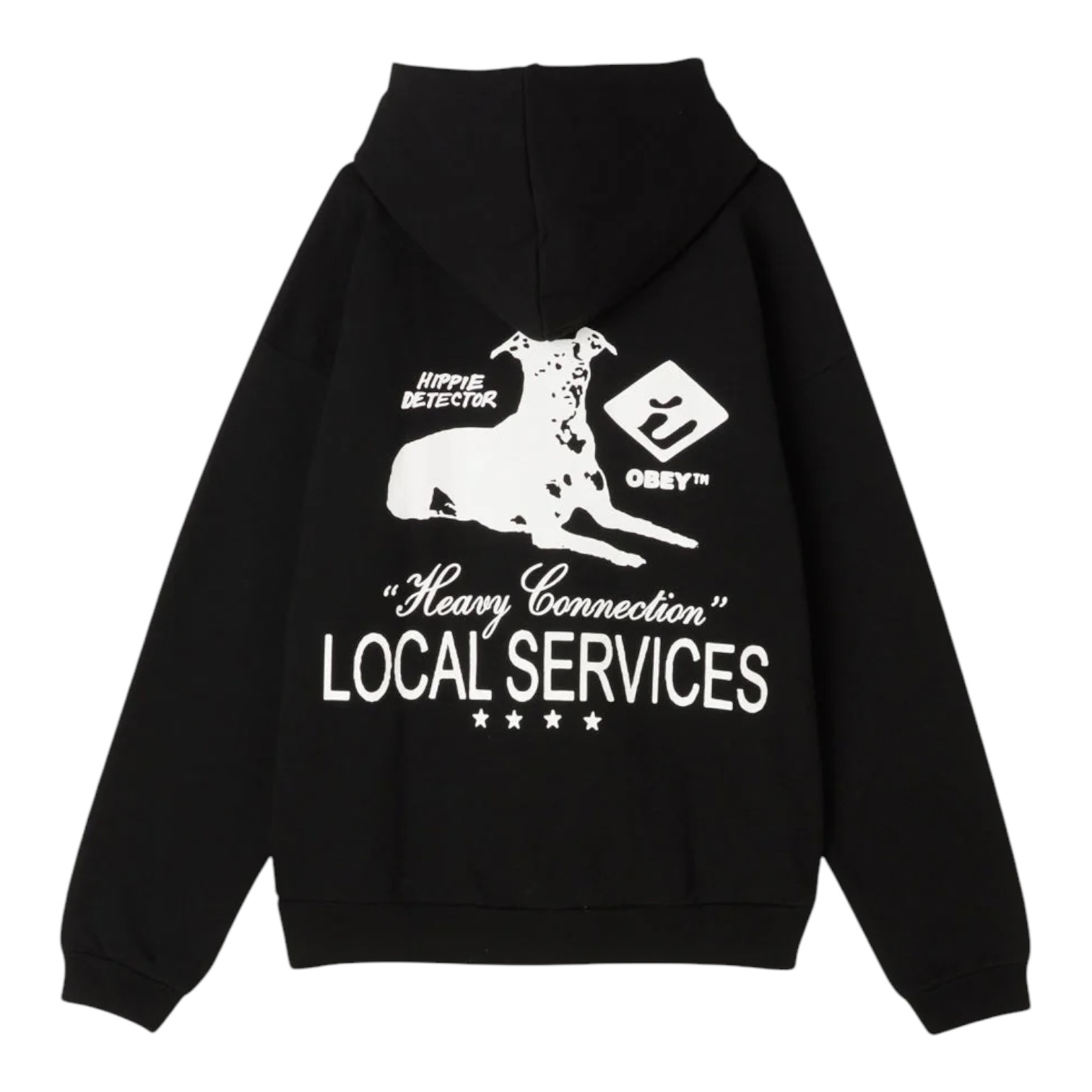 Obey Services Extra Hood - Black