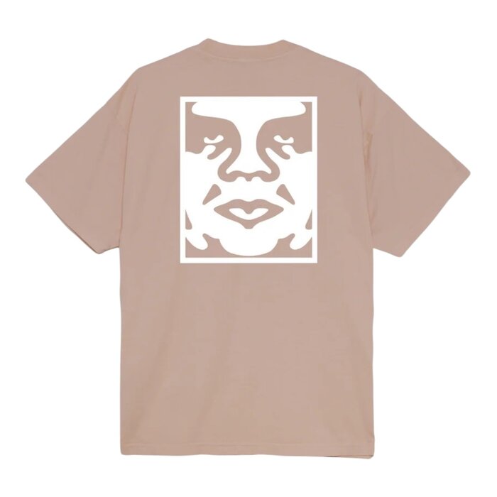 Obey Bold Icon Heavyweight Tee - Warm Taupe