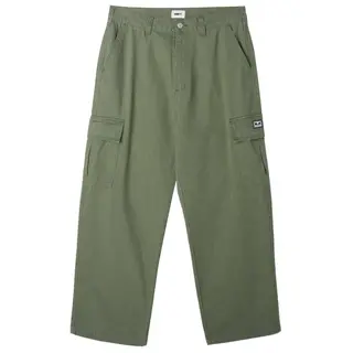 Obey Bigwig Baggy Twill Cargo Pant - Smokey Olive