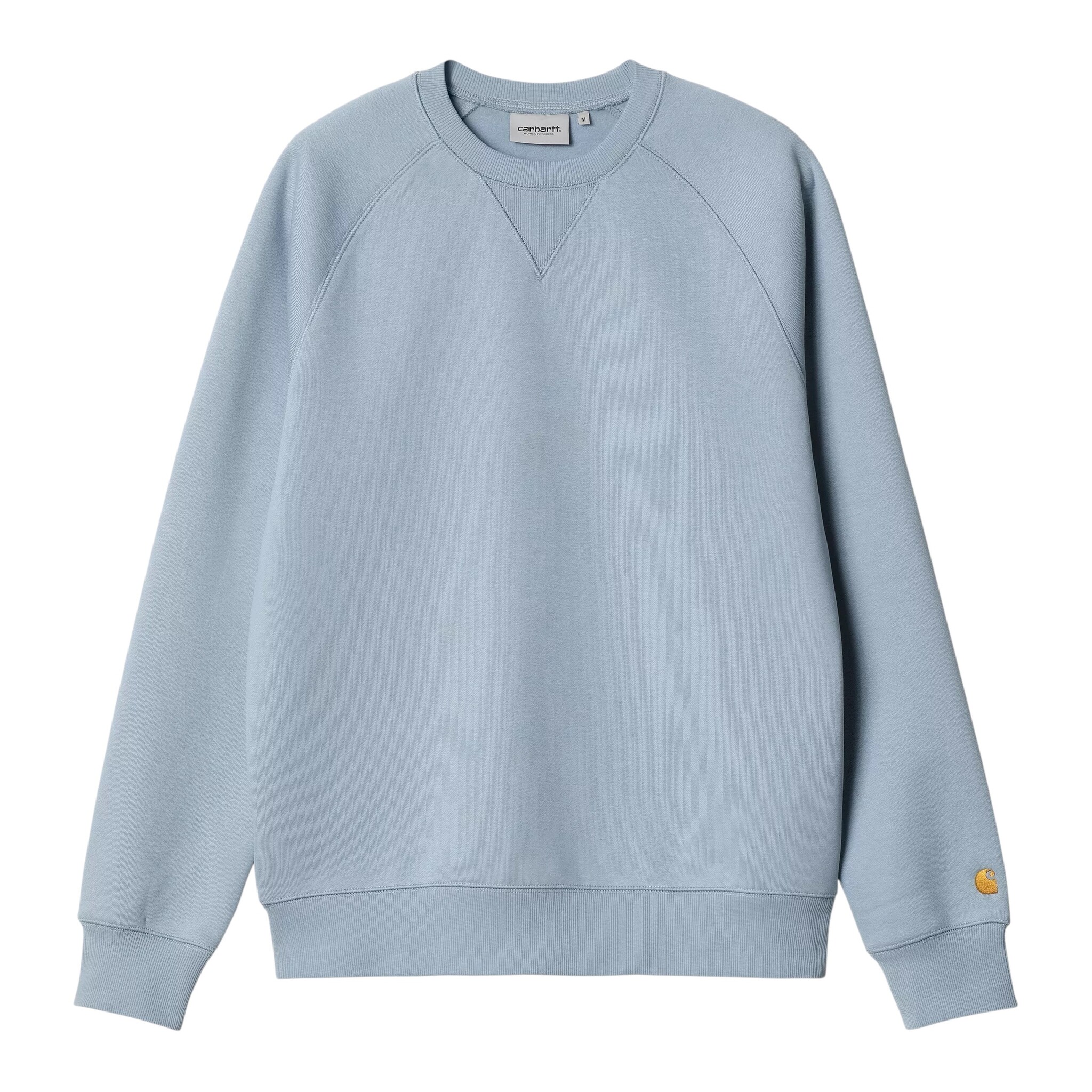 Carhartt WIP Chase Sweat - Frosted Blue/Gold