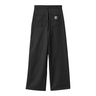 Carhartt WIP W' Seaton Pant - Stripe, Black/Wax