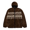 Huf X Bronze High Pile F/Z Fleece - Brown