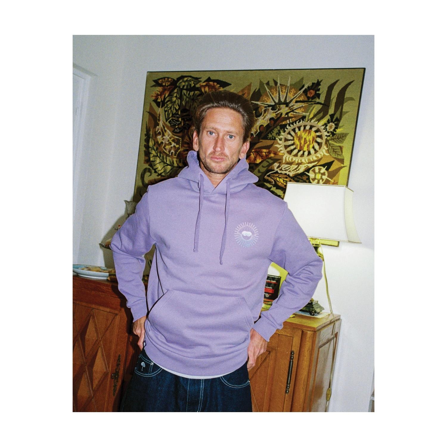 Hélas Mask Hoodie - Purple