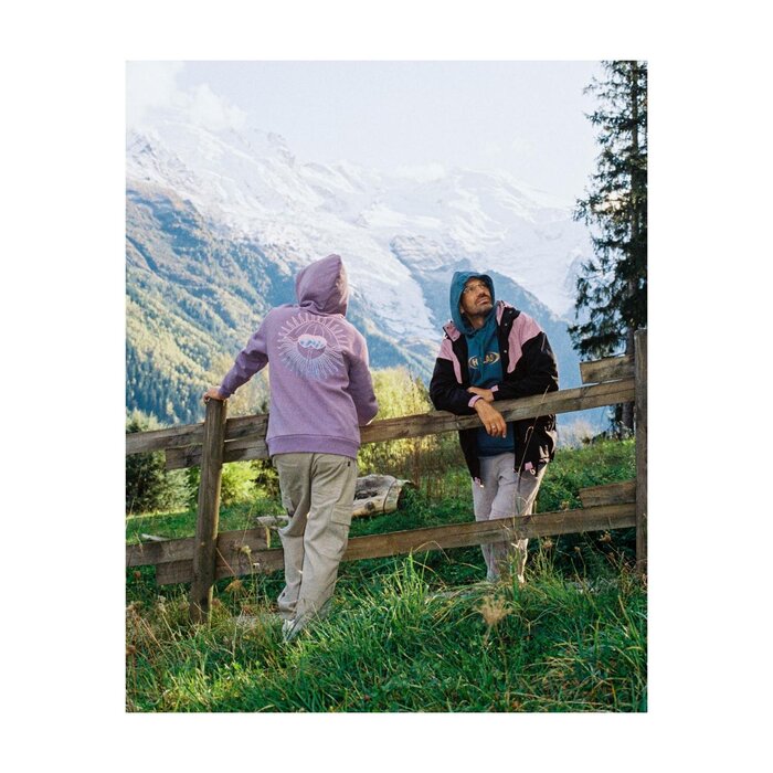 Hélas Mask Hoodie - Purple