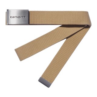 Carhartt WIP Clip Belt Chrome - Dusty H Brown
