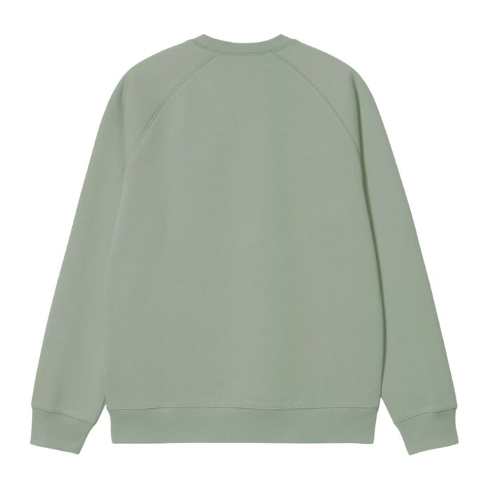 Carhartt WIP Chase Sweat - Frosted Green/Gold