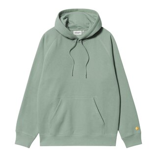 Carhartt WIP Hooded Chase Sweat - Frosted Green/Gold