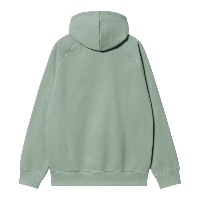 Carhartt WIP Hooded Chase Sweat - Frosted Green/Gold