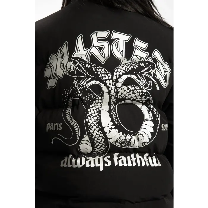 Wasted Paris Lethal Nylon Puffer Jacket - Black