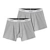 Cotton Trunks - Grey Heather/Grey Heather