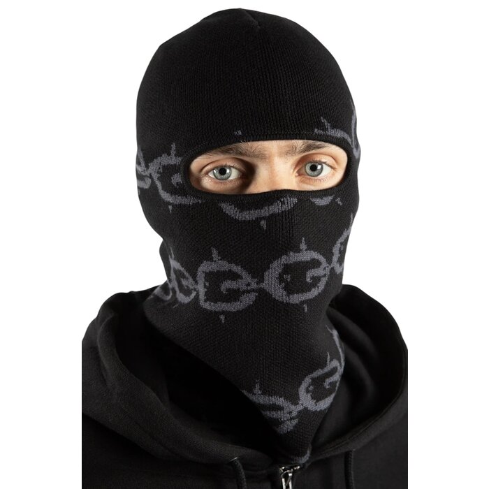 Wasted Paris Wasted Paris Chrome Balaclava - Black