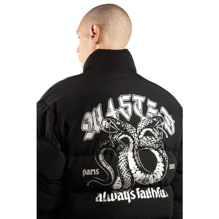 Wasted Paris Lethal Nylon Puffer Jacket - Black