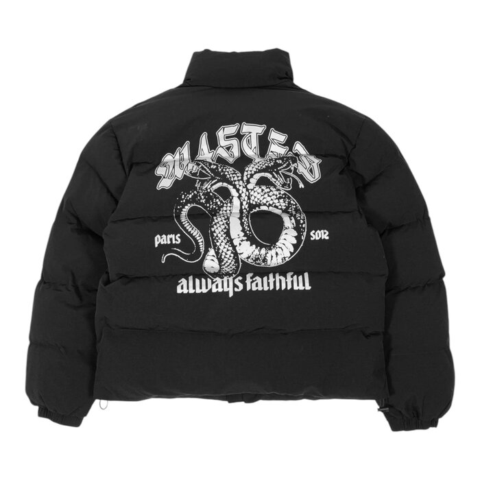 Wasted Paris Lethal Nylon Puffer Jacket - Black