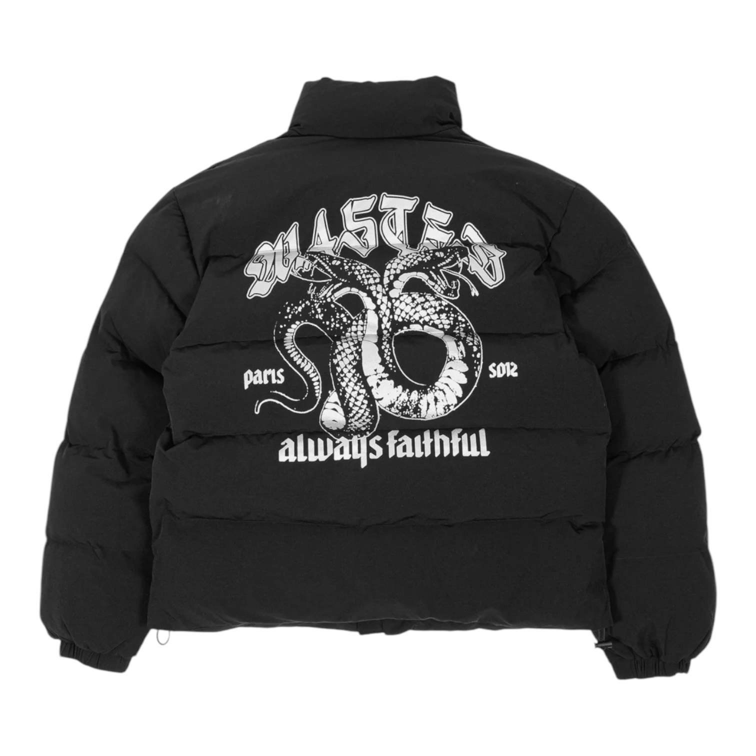 Wasted Paris Lethal Nylon Puffer Jacket - Black