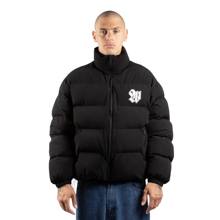 Wasted Paris Lethal Nylon Puffer Jacket - Black