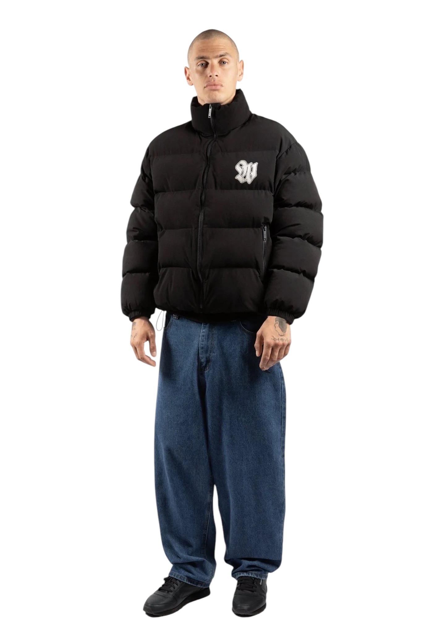 Wasted Paris Lethal Nylon Puffer Jacket - Black