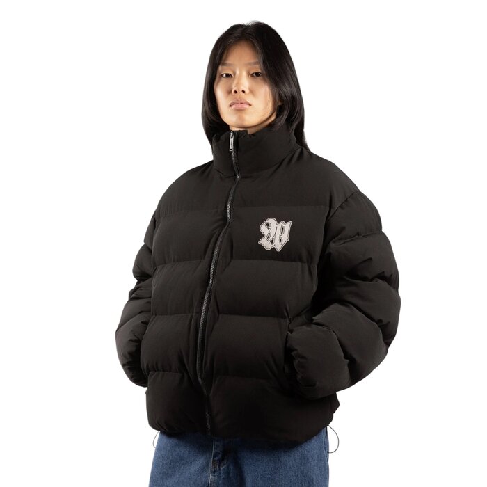 Wasted Paris Lethal Nylon Puffer Jacket - Black