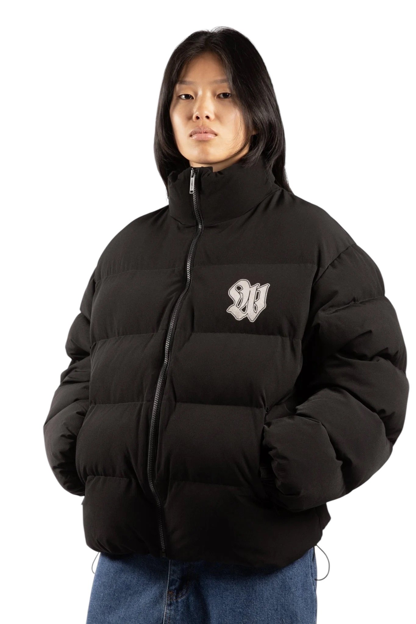 Wasted Paris Lethal Nylon Puffer Jacket - Black