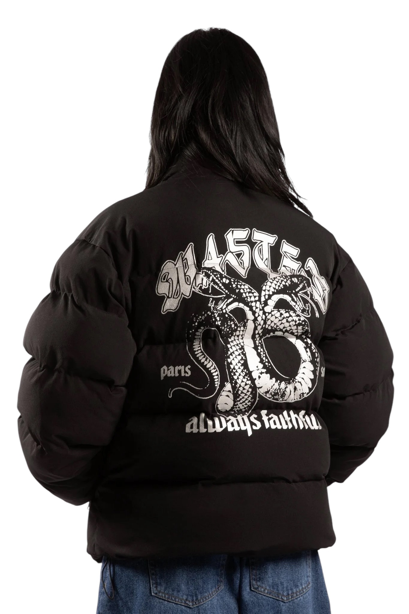 Wasted Paris Lethal Nylon Puffer Jacket - Black