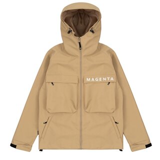 Magenta Storm Parka - Beige