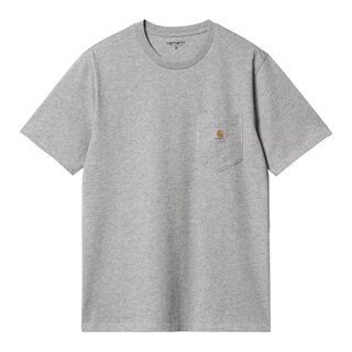 Carhartt WIP S/S Pocket T-Shirt - Grey Heather