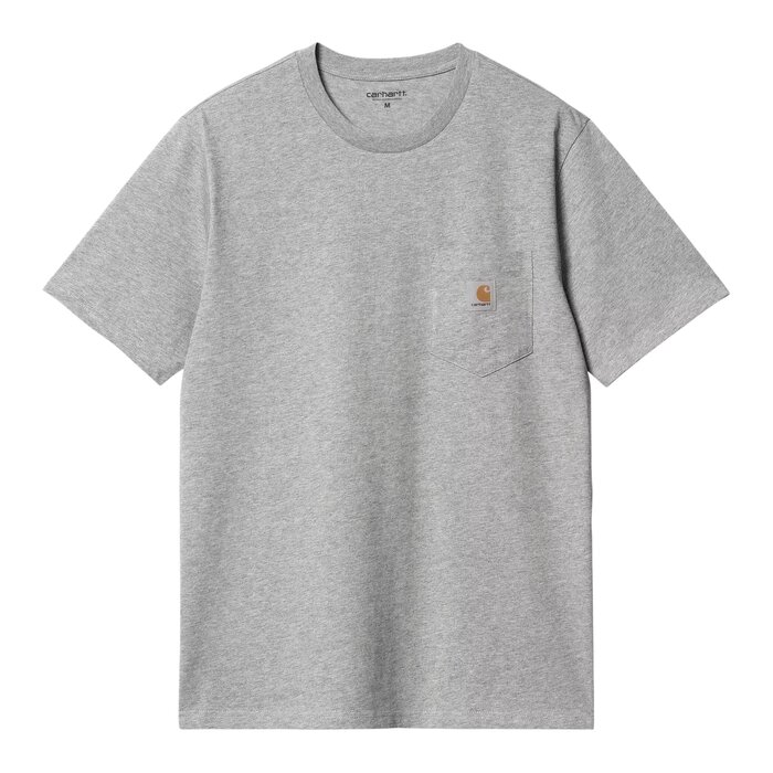 Carhartt WIP S/S Pocket T-Shirt - Grey Heather