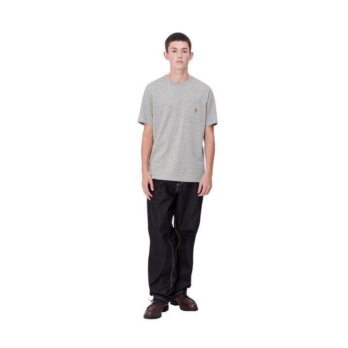 Carhartt WIP S/S Pocket T-Shirt - Grey Heather