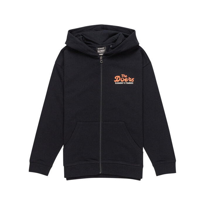 Element Timber Cross Full-Zip Hoodie - Flint Black