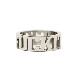 Huf Fuck It Ring - Silver