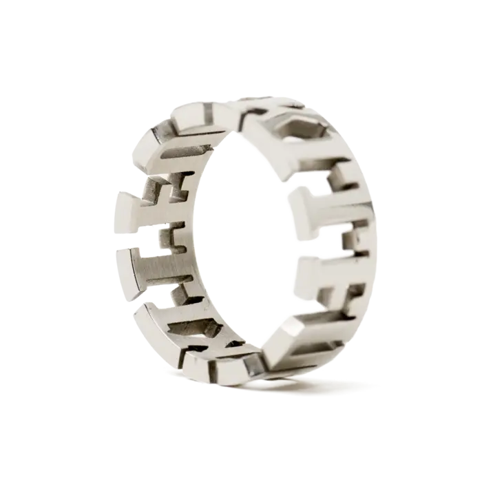 Huf Fuck It Ring - Silver