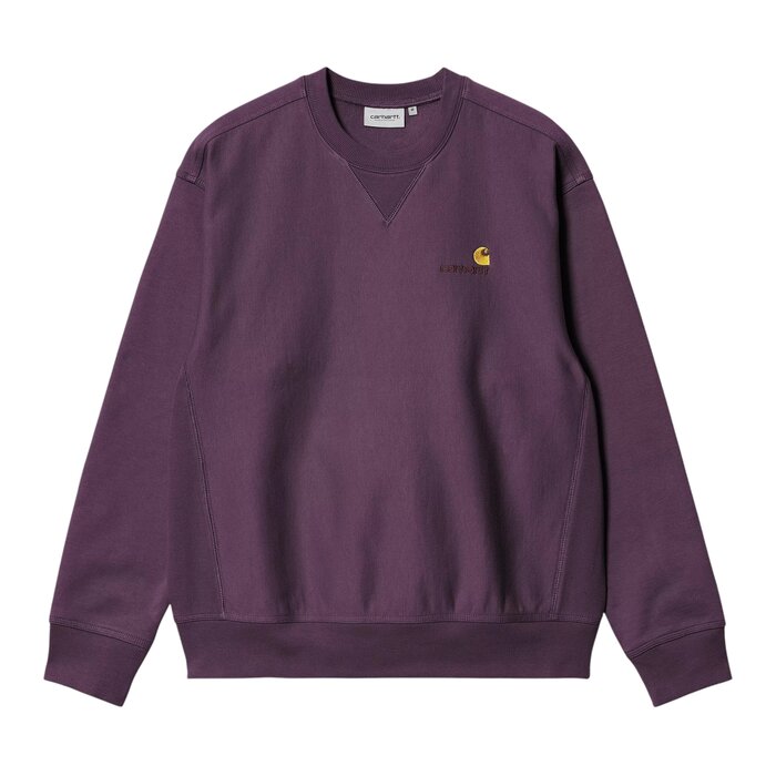 Carhartt WIP American Script Sweat - Huckleberry