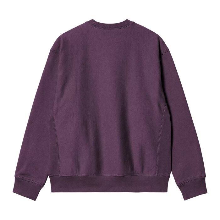 Carhartt WIP American Script Sweat - Huckleberry