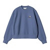 W' American Script Sweat - Blue Iris