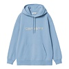 W' Hooded Carhartt Sweat - Bluebird/Fleur De Sel
