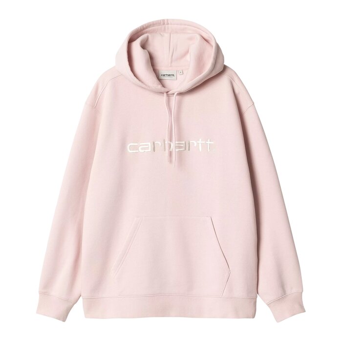 Carhartt WIP W' Hooded Carhartt Sweat - Air Pink/Wax