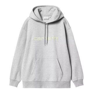 Carhartt WIP W' Hooded Carhartt Sweat - Ash Heather/Air Green