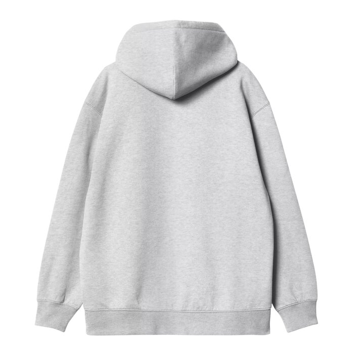Carhartt WIP W' Hooded Carhartt Sweat - Ash Heather/Air Green